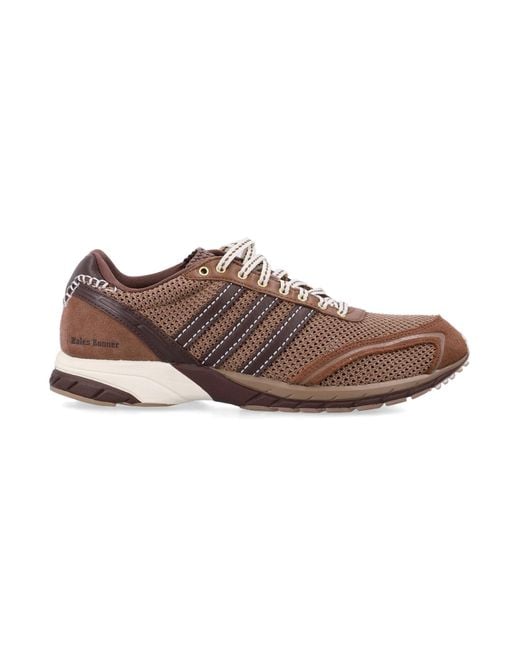 Adidas by Wales Bonner Brown Adizero Adios Mesh Sneakers For