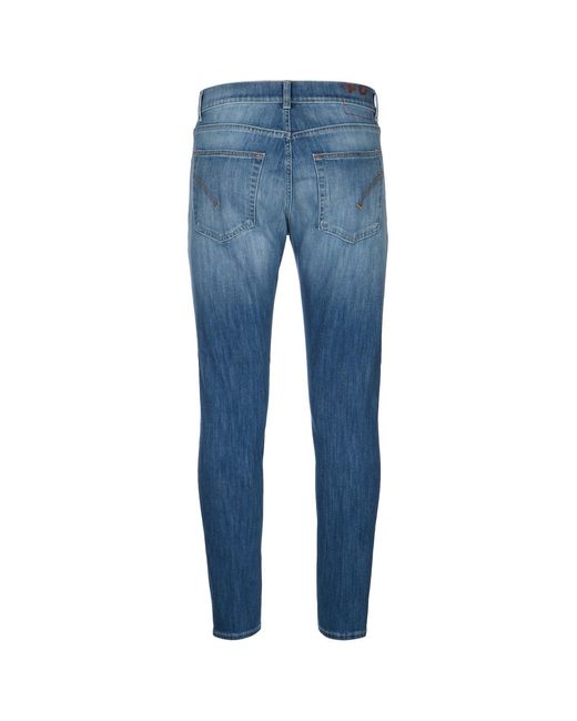 Dondup Blue Pantalone Dian for men