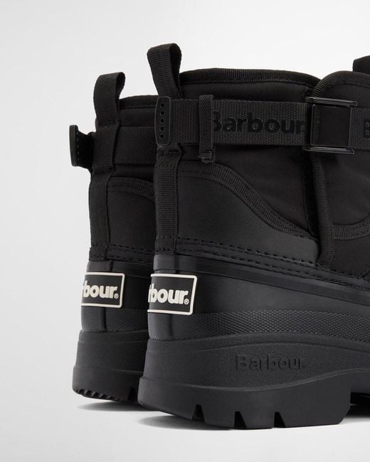 Barbour Black Braybourn Duck Boot Welly