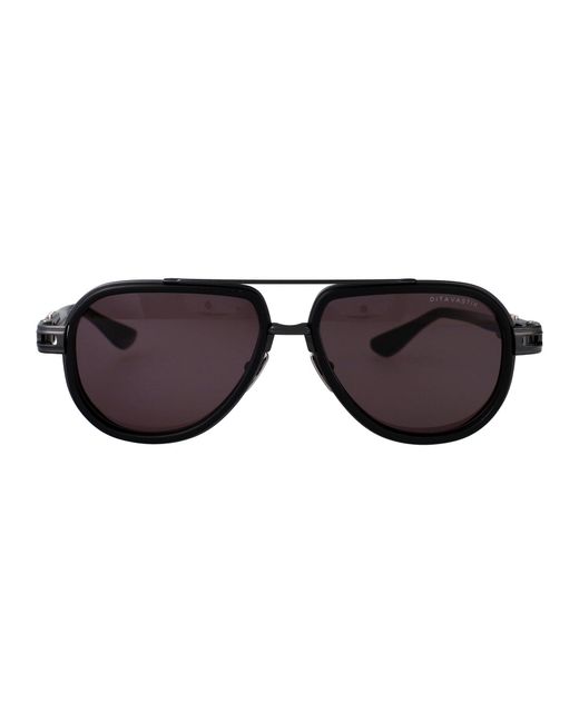 Dita Eyewear Black Aviator Sunglasses Dts441 A 02 02