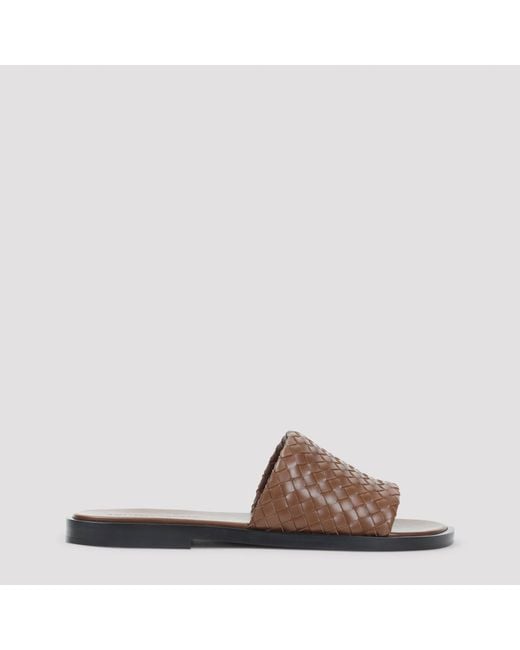 Bottega Veneta Brown Elio Mule Sandals for men