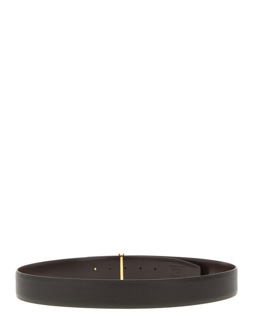 't' Cinturón reversible Tom Ford de hombre de color White