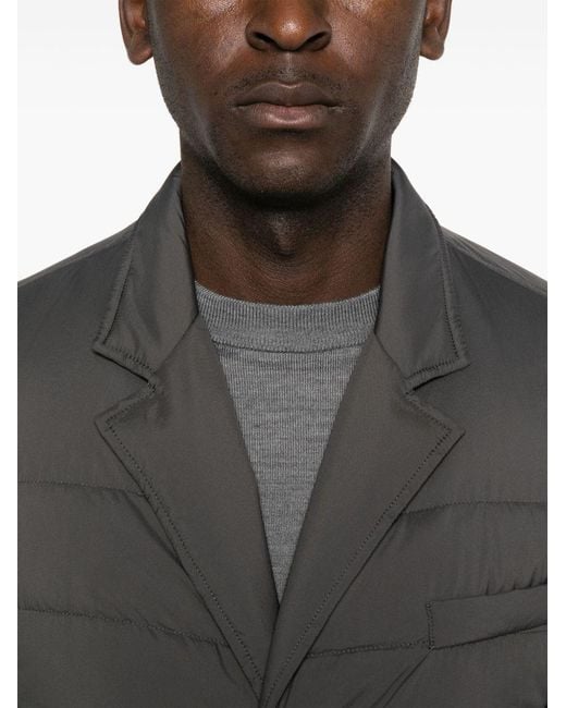 Herno Gray La Giacca Down Jacket for men