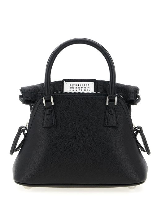 Maison Margiela Micro '5 Ac Classique' Handtas in het Black