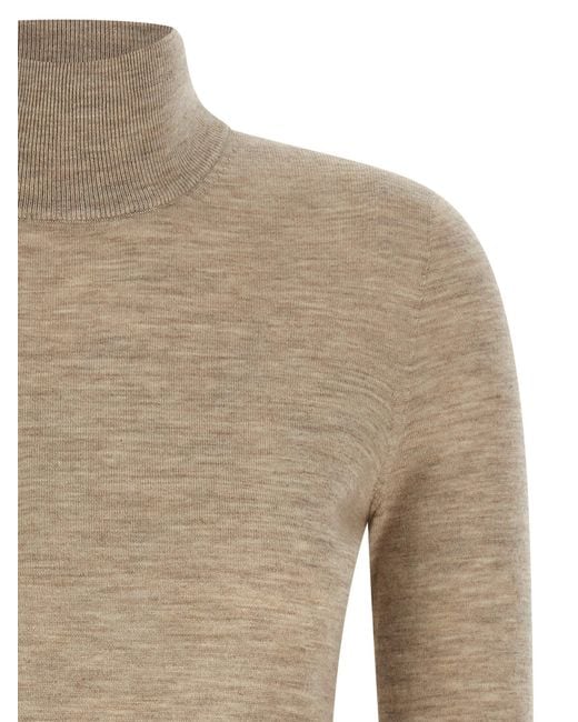 Pull à col roulé 'Meana' Max Mara en coloris Natural