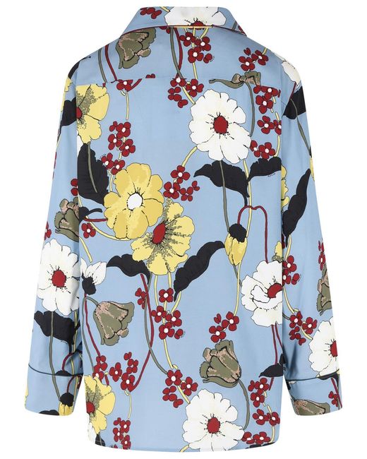 Marni Blue Light Viscose Shirt