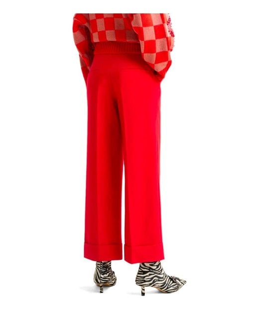 Essentiel Antwerp Red Imo Cropped Pants