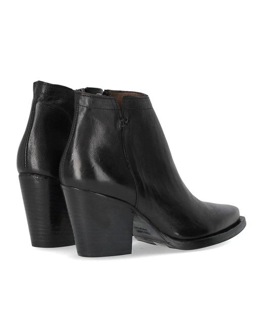 Duccio Del Duca Black Texan Ankle Boot