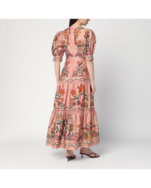 farm rio pink garden delight short sleeve maxi dress FARM Rio | Dresses | Farm Rio Pink Garden Delight Short Sleeve Maxi Dress