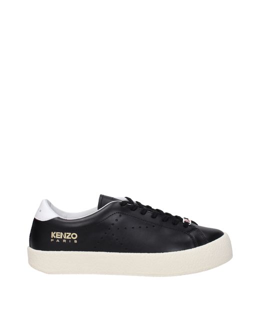 KENZO Blue Sneakers Women Leder schwarz