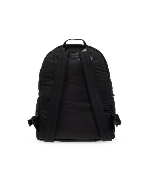 DSquared² Black Logo Backpack for men