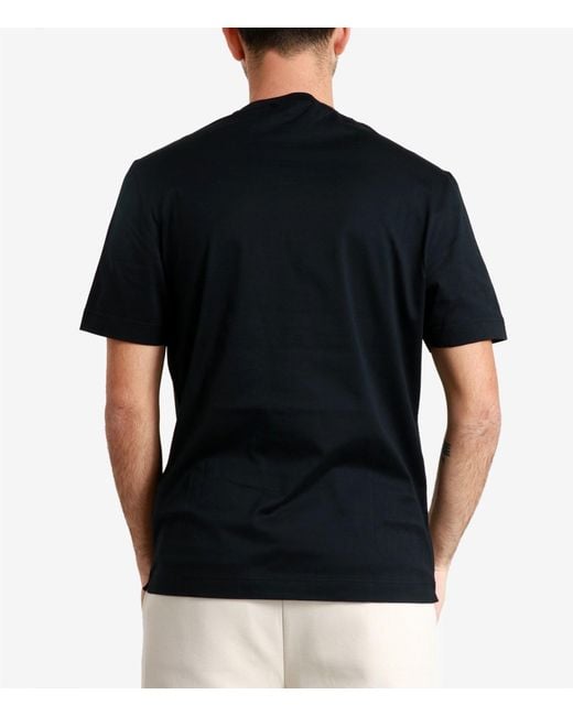 Filippo De Laurentis Black T Shirts And Polos
