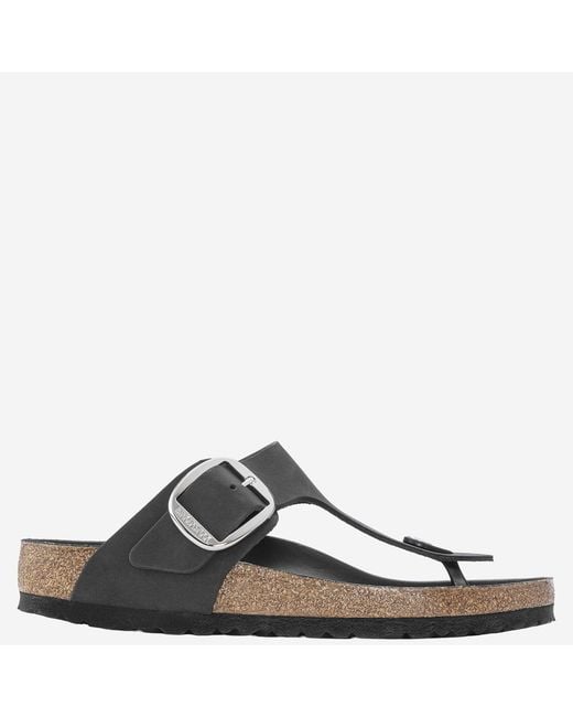 Birkenstock Brown Mules Gizeh Big Buckle