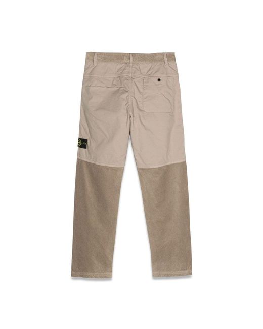 Stone Island Natural Regular Pants