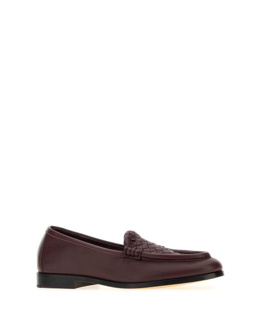 Bottega Veneta Brown Mahogany Woven Loafers