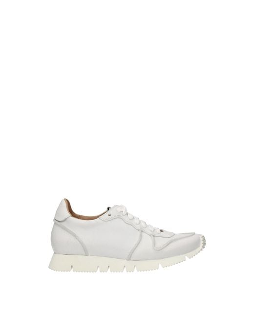 Buttero Damess Sneakers Suède Wit/vuil Wit in het White
