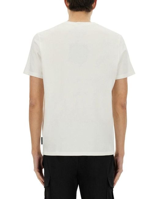 Moose Knuckles White T Shirt "Duluth"