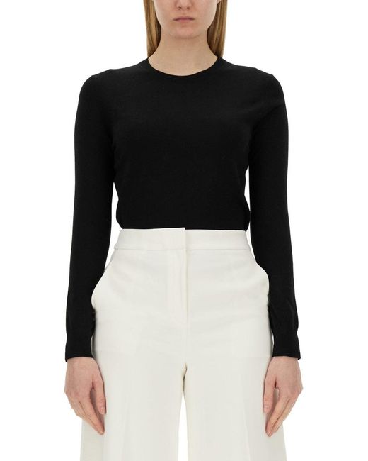 Theory Black Wool Jersey