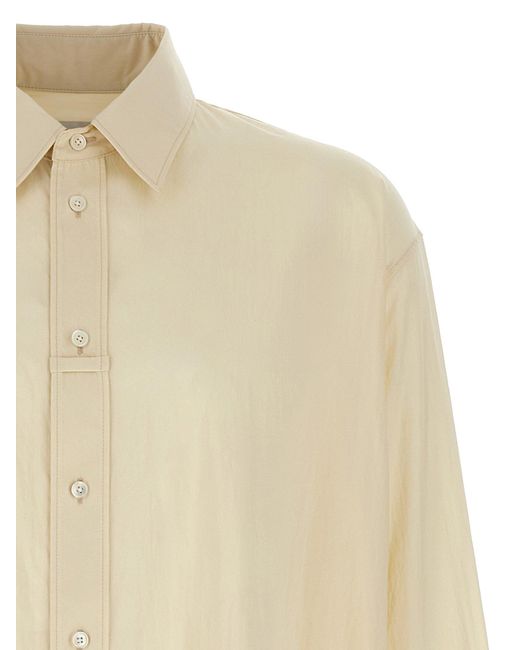 Lemaire 'loop' Shirt in het Natural