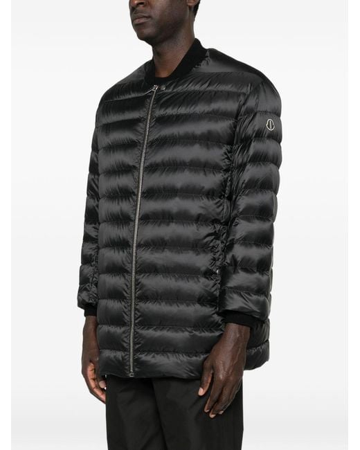 Moncler Black Nylon Parka Coat