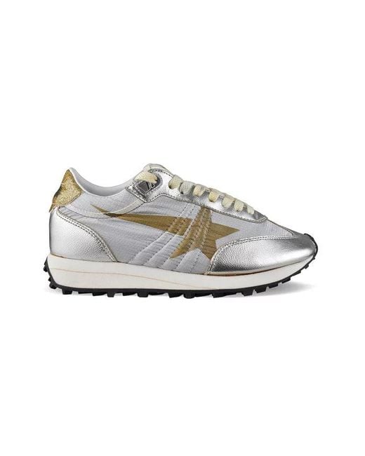 Golden Goose Deluxe Brand Gray Deluxe Brand Sneakers Running Marathon