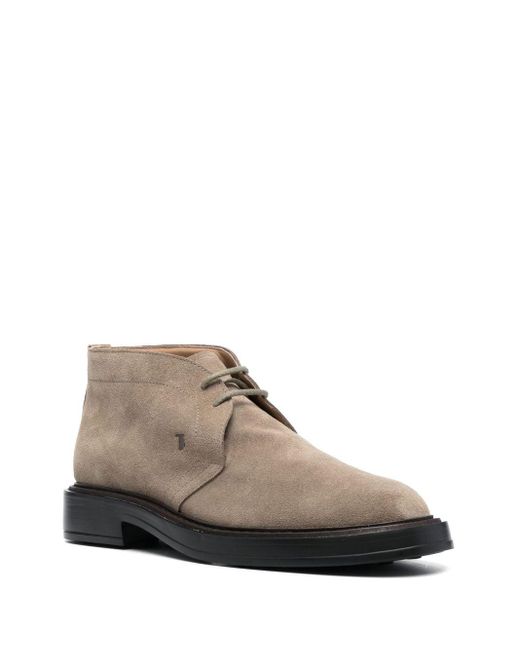 Tod's Brown Tod 's Flache Schuhe Beige