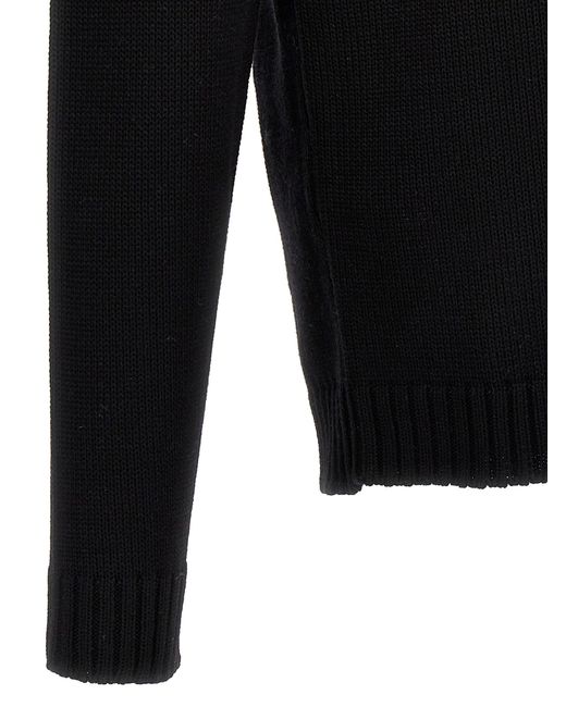 Zanone Turtle Neck -Pullover in Black für Herren