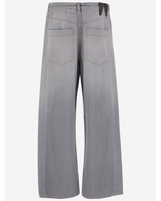 DARKPARK Gray Wide Leg Trousers