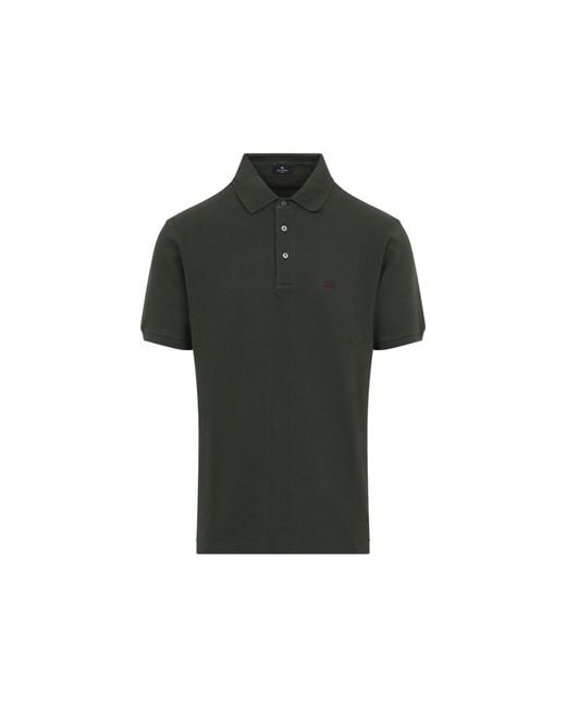 Etro Black Roma Polo