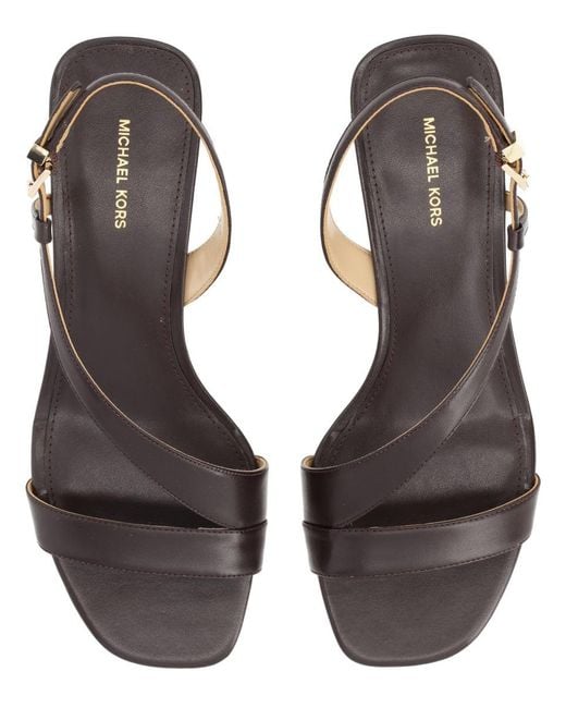 MICHAEL Michael Kors Metallic Cow Leather Sandals