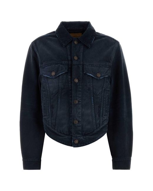 Balenciaga Blue Dark Denim Jacket