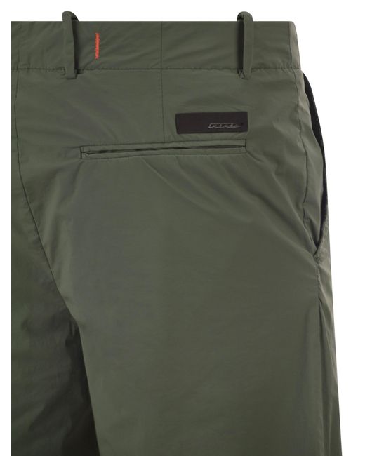 Rrd Green Lightweight Stretch Technical Bermuda Shorts for men