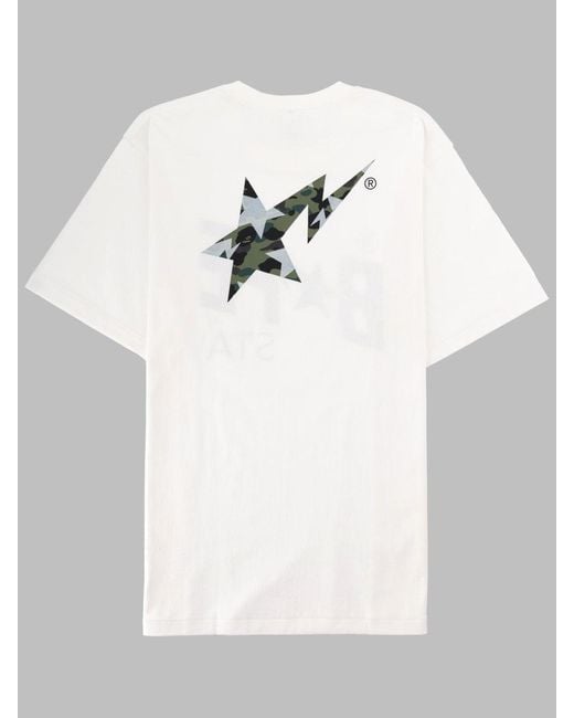 A Bathing Ape Gray T Shirt Con Stampa