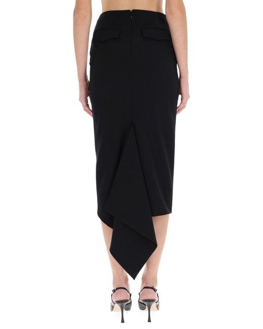 Thelatest Black "Bree" Midi Skirt