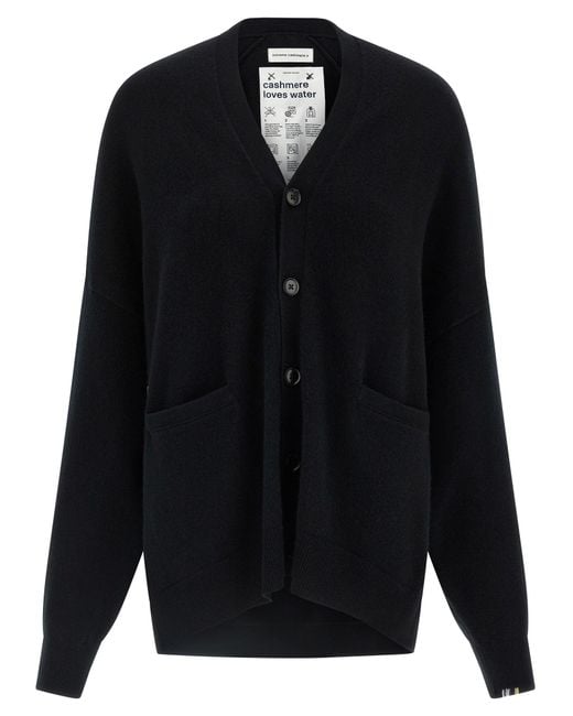 Extreme Cashmere Black 'N.24 Tokio' Cardigan