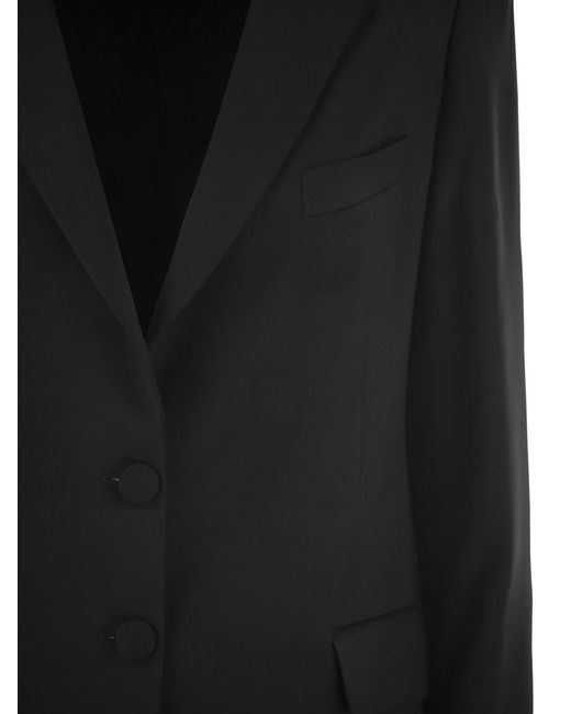 SAULINA Black Antonia Single Breasted Jacket