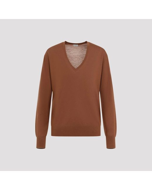 Dries Van Noten Brown Tuomas Pullover