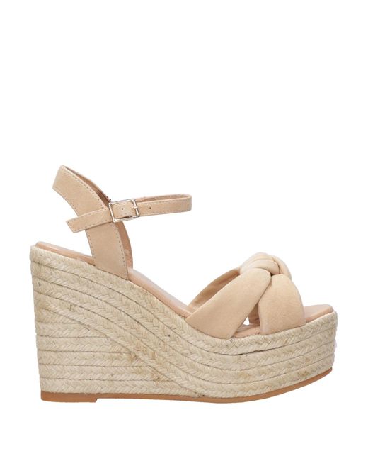 Espadrilles Natural Sandalen Kamel