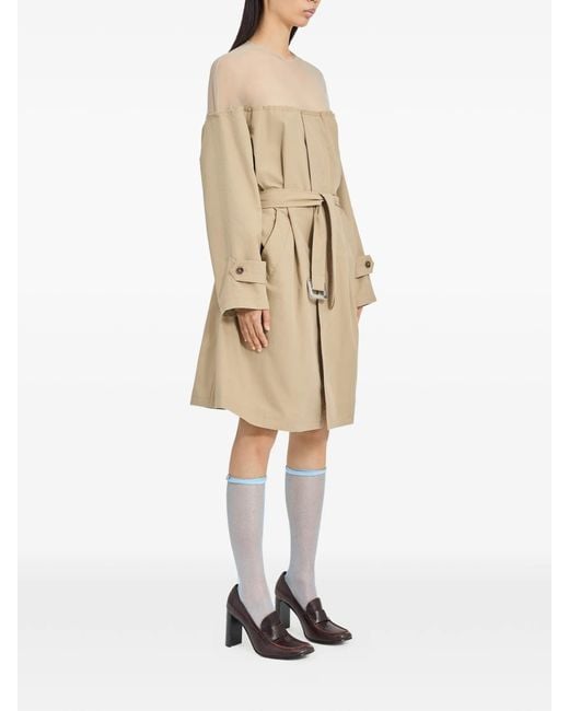 MM6 by Maison Margiela Natural Midi Dress