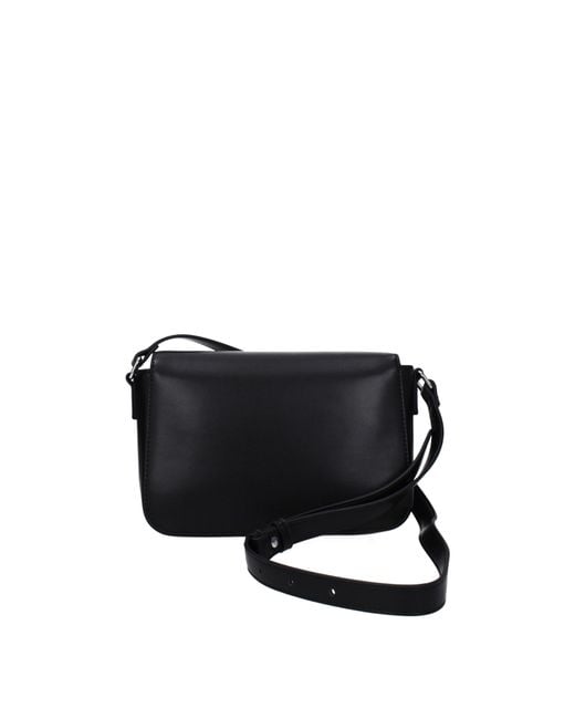 John Richmond Black Crossbody Bag Polyurethane