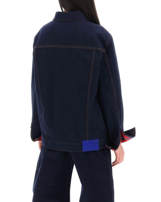 Veste en jean japonais pour hommes / W Burberry en coloris Blue