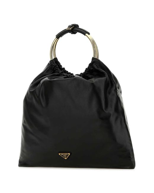 Prada Black Nappaledertasche