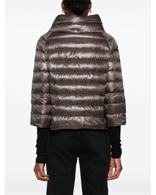 Herno Gray Coats & Jackets