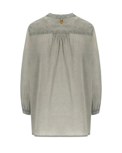 PAHIESA FORMENTERA Gray Blouse