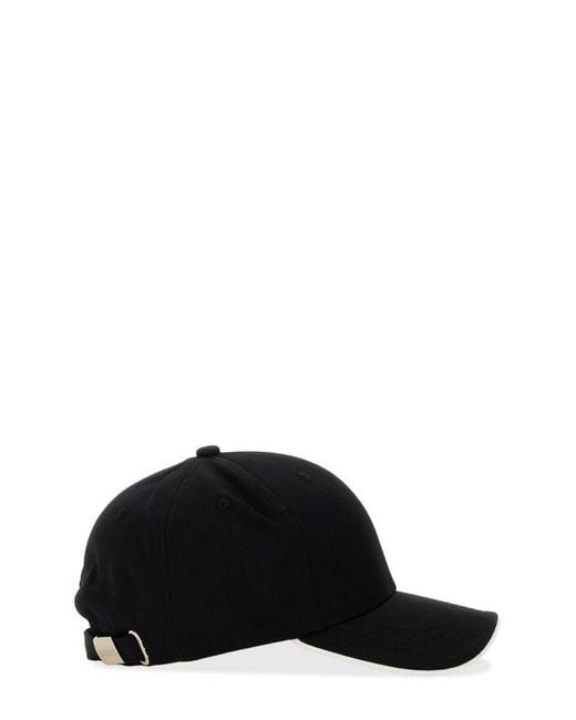 Boss Black Baseball Hat With Logo for men