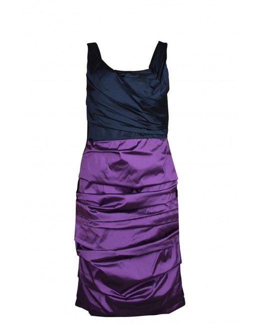 Dolce & Gabbana Purple Kleid