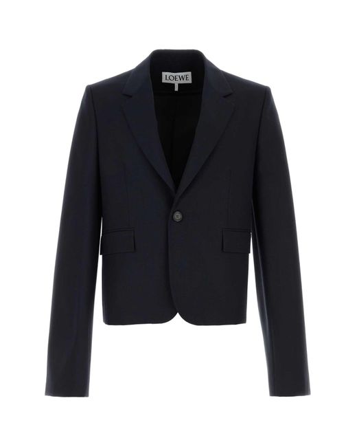 Loewe Blue Midnight Wool Blazer for men