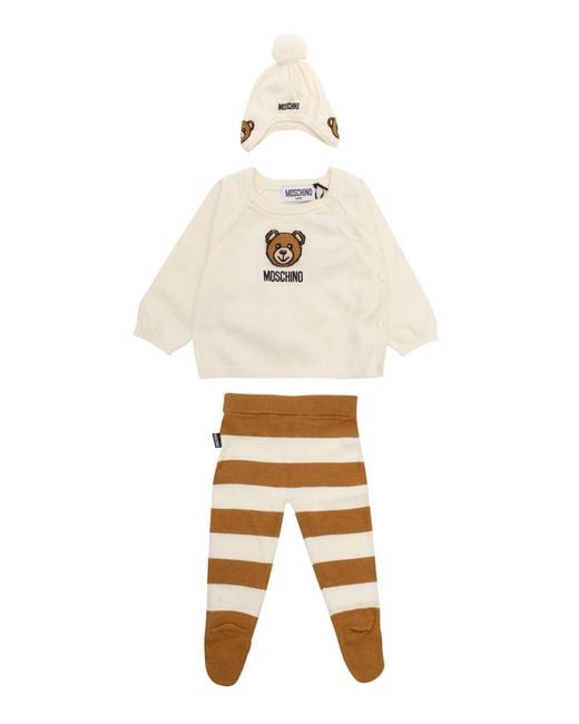 Moschino Metallic Maglia+Pant+Berretto