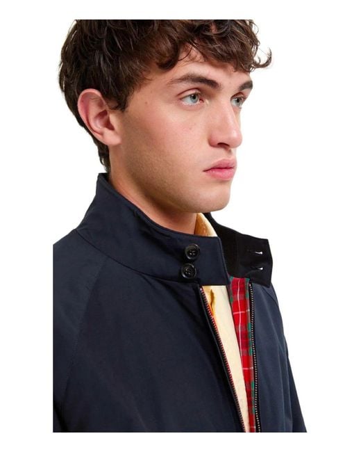 Baracuta Blue G9 Harrington Dark Bomber Jacket