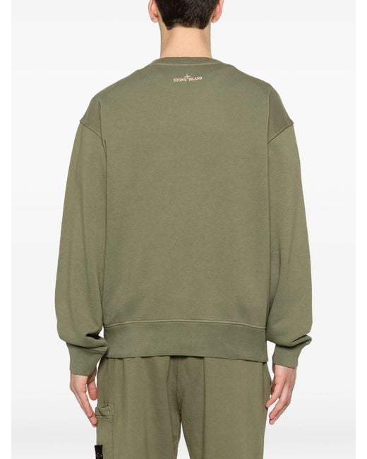 Stone Island Green Felpa for men